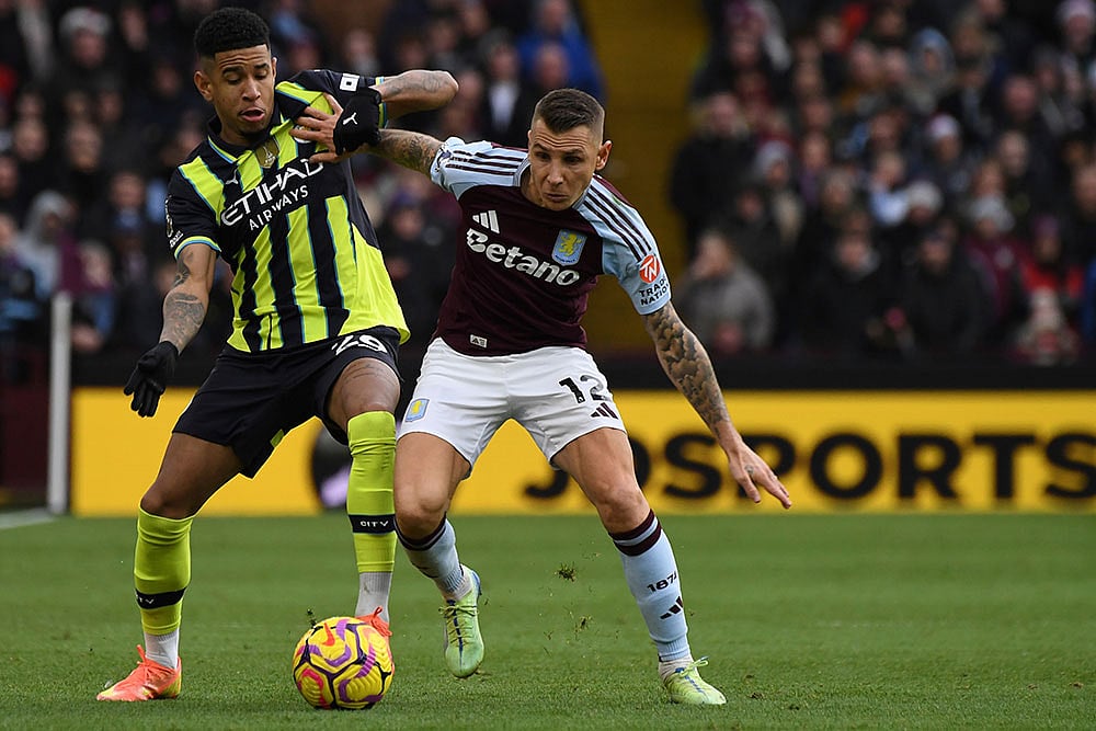 EPL: Aston Villa vs Manchester City