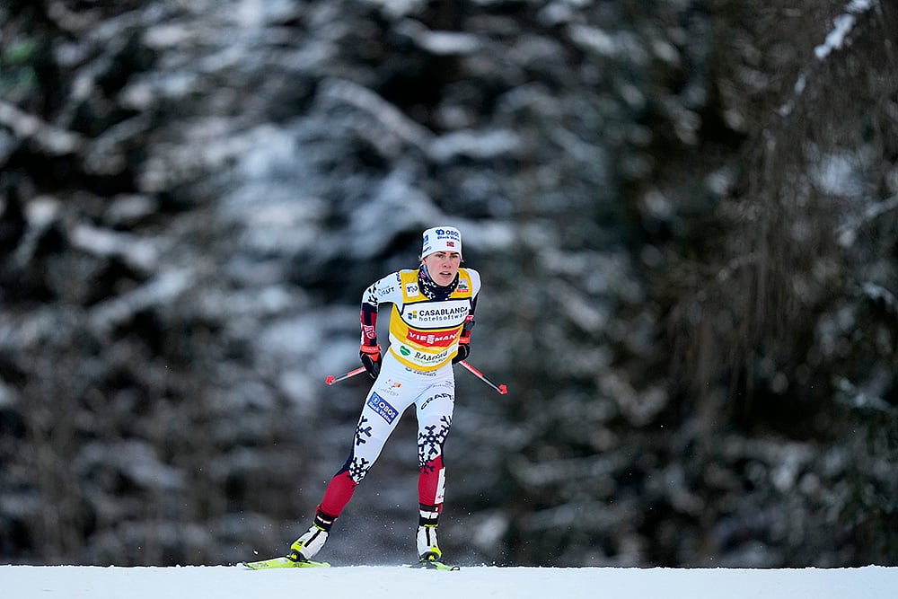FIS Nordic Combined World Cup 2024-25, Austria Stop Skiing photos from Ramsau: Ida Marie Hagen