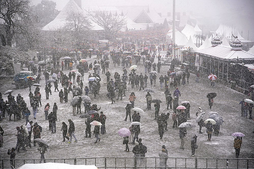 Snowfall in Shimla