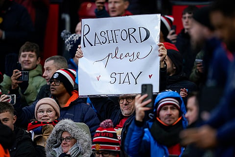 EPL 2024-25: Fans hold banners