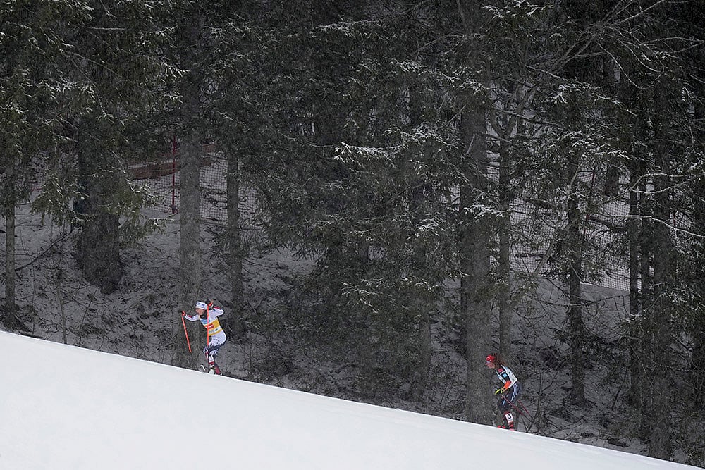 FIS Nordic Combined World Cup 2024-25, Austria Stop Skiing photos from Ramsau: Ida Marie Hagen