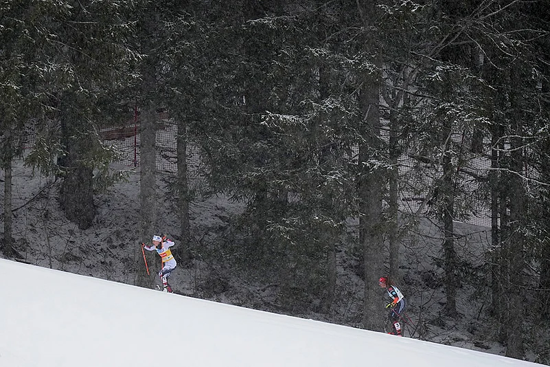 FIS Nordic Combined World Cup 2024-25, Austria Stop Skiing photos from Ramsau: Ida Marie Hagen
