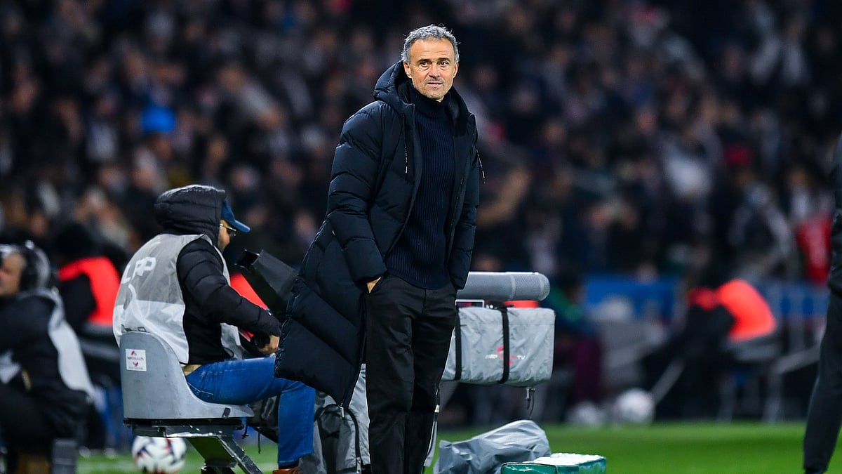 Paris Saint-Germain head coach Luis Enrique - null