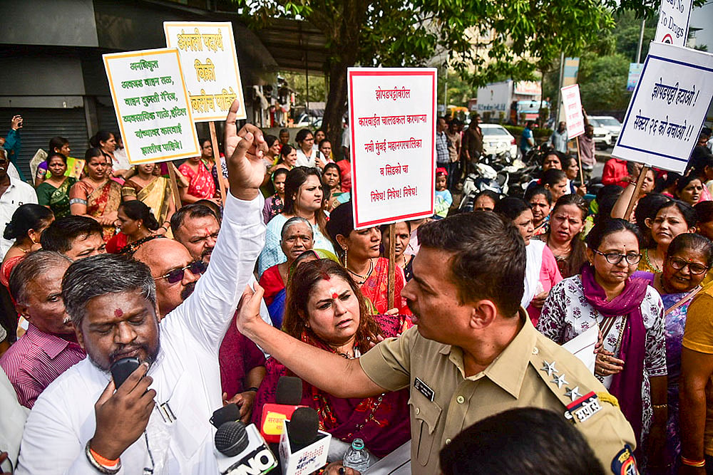 Protest over CIDCOs decision in Navi Mumbai