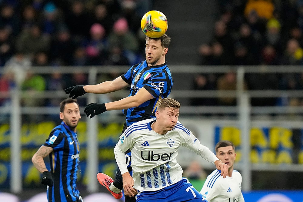 Italy Serie A 2024-25 Inter Milan Vs Como football match pics: Carlos Augusto