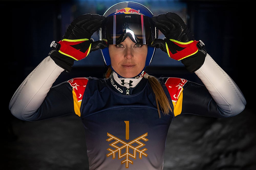 Ex-world champion skier American alpine ski racer Lindsey Vonn: 8