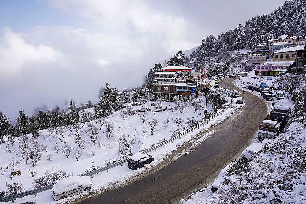 North India winter weather: Fresh snowfall in Shimla