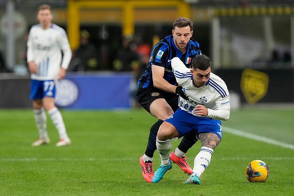 Italy Serie A 2024-25 Inter Milan Vs Como football match pics: Piotr Zielinski