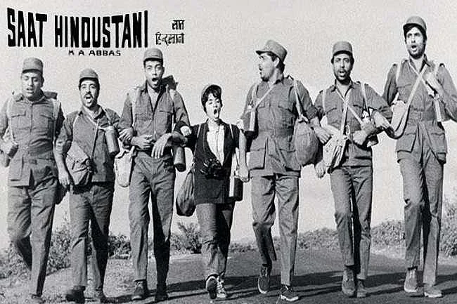 Amitabh Bachchan in Saat Hindustani