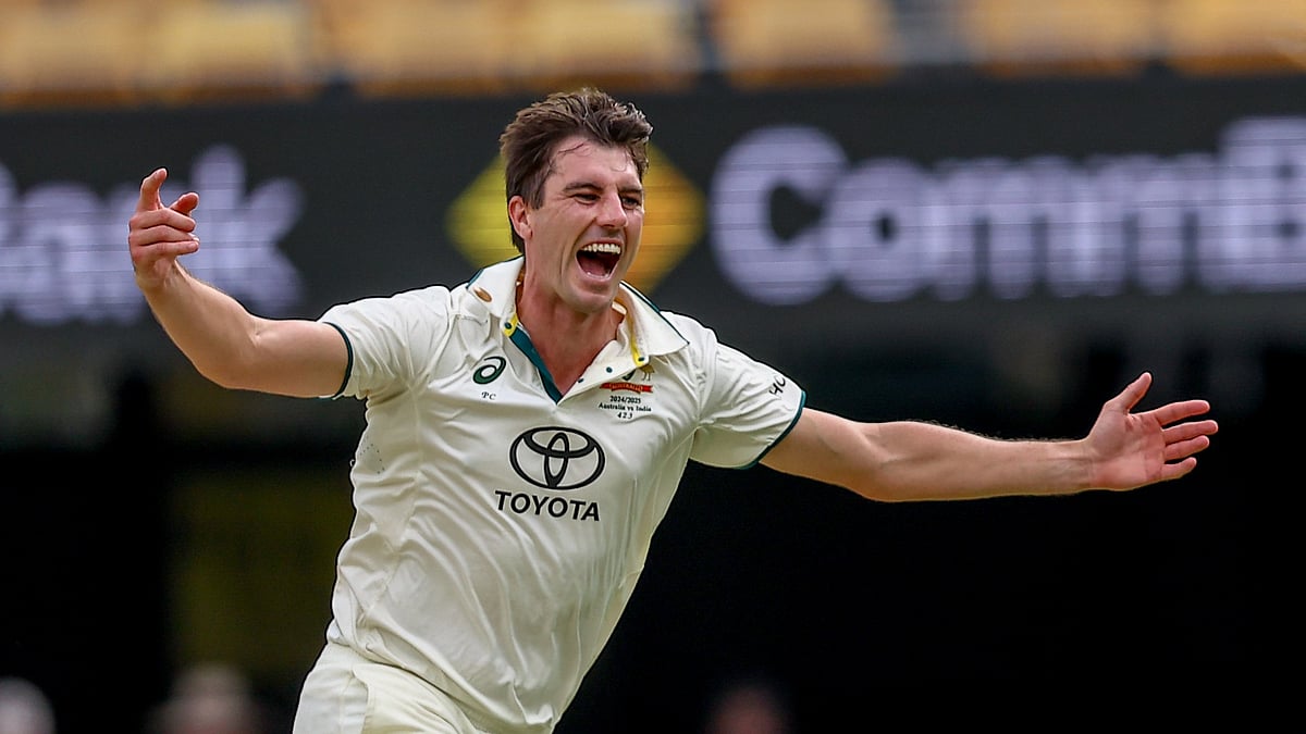AP Photo/Pat Hoelscher : Australia's captain Pat Cummins 
