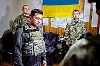 Zelensky Urges NATO For More Air Defence Systems As Russian Missile Attacks Intensify | Photo: Getty Images : President of Ukraine Volodymyr Zelensky