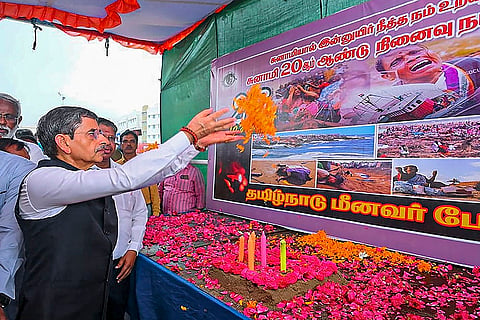 Tribute to 2004 Indian Ocean tsunami victims