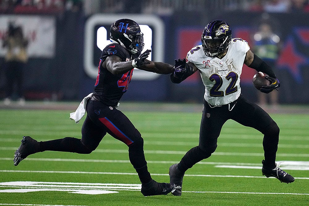 Baltimore Ravens vs Houston Texans NFL Football game Photos: Derrick Henry