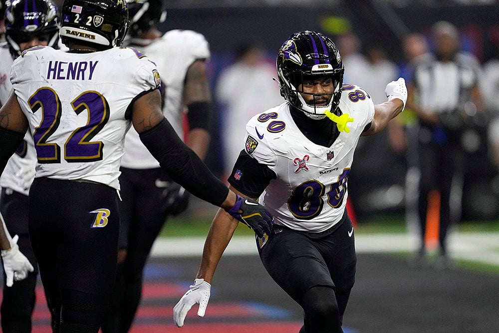 Baltimore Ravens vs Houston Texans NFL Football game Photos: Isaiah Likely