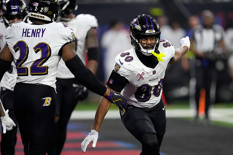 Baltimore Ravens vs Houston Texans NFL Football game Photos: Isaiah Likely