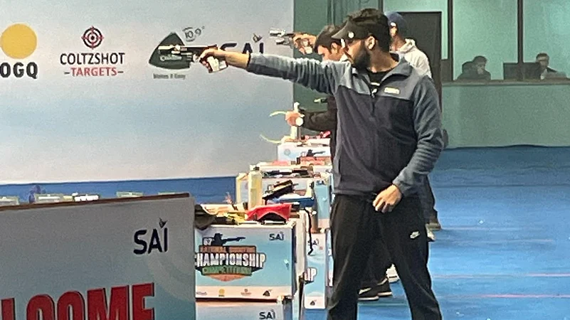 Vijayveer Sidhu National Shooting Championship final.