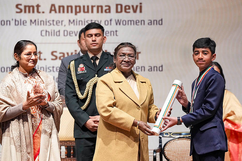 Pradhan Mantri Rashtriya Bal Puraskar ceremony