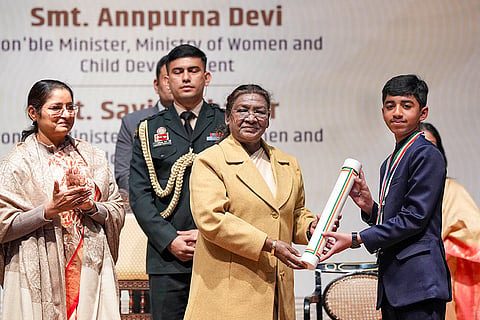 Pradhan Mantri Rashtriya Bal Puraskar ceremony