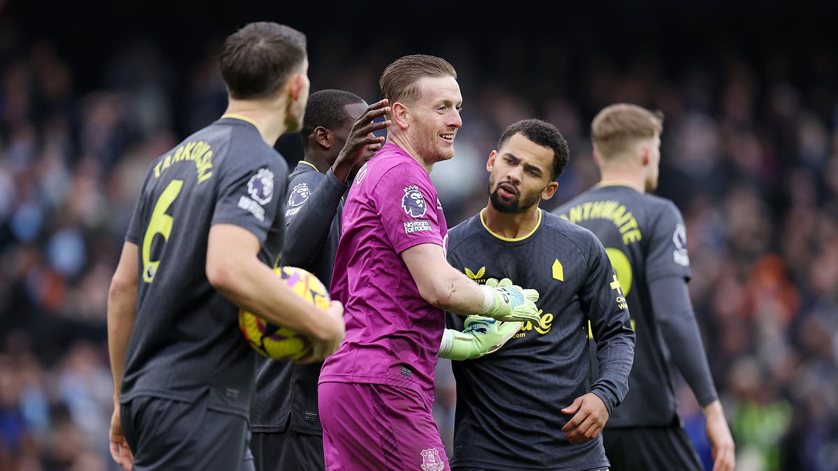 Jordan Pickford saved a penalty against Manchester City on Boxing Day