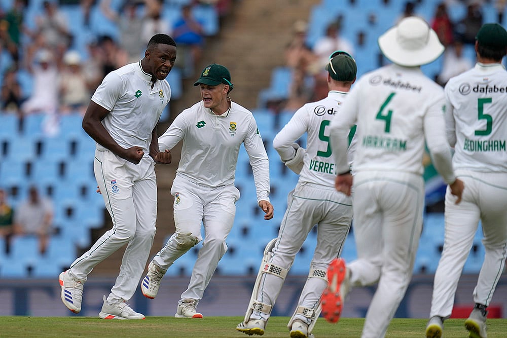 South Africa vs Pakistan Cricket at the Centurion Park SA vs PAK 1st test Day 2: Kagiso Rabada