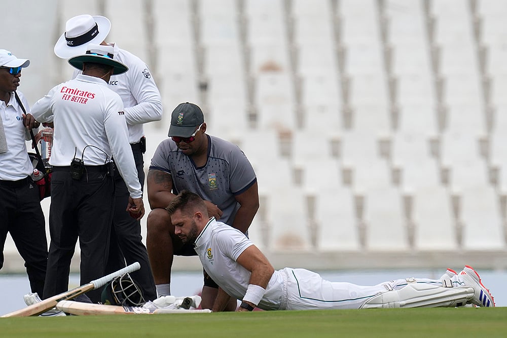 South Africa vs Pakistan Cricket at the Centurion Park SA vs PAK 1st test Day 2: Aiden Markam
