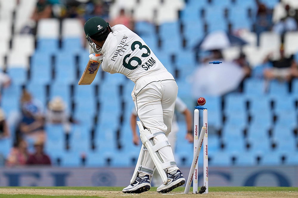 South Africa vs Pakistan Cricket at the Centurion Park SA vs PAK 1st test Day 2: Saim Ayub