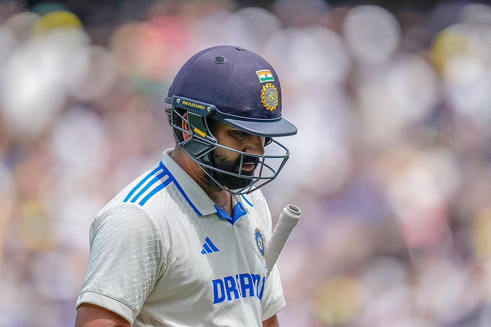 Melbourne Cricket Ground MCG IND Vs AUS 4th Test Day 2 Pics: Rohit Sharma
