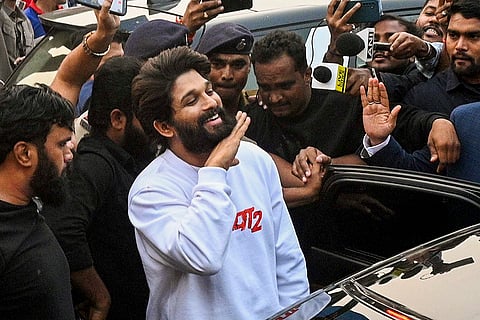 Allu Arjun in Patna
