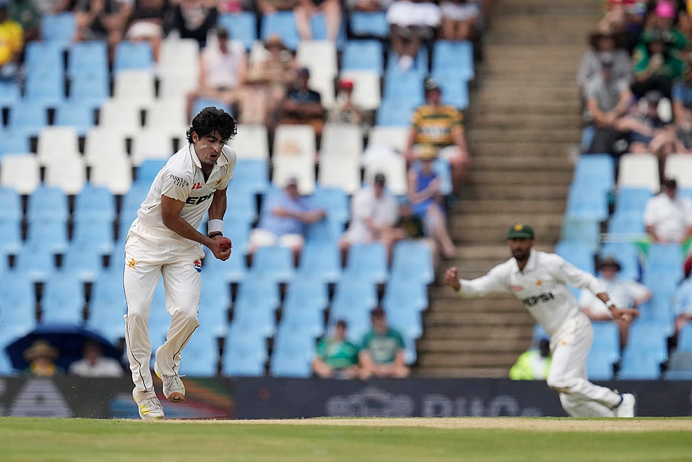 South Africa vs Pakistan Cricket at the Centurion Park SA vs PAK 1st test Day 2: Naseem Shah 