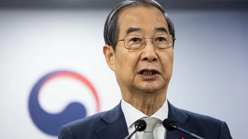 south korea pm, acting president han duck soo