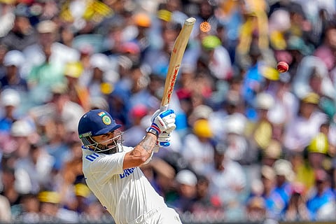 India Vs Australia, 4th Test Day 2: India's Virat Kohli plays a shot