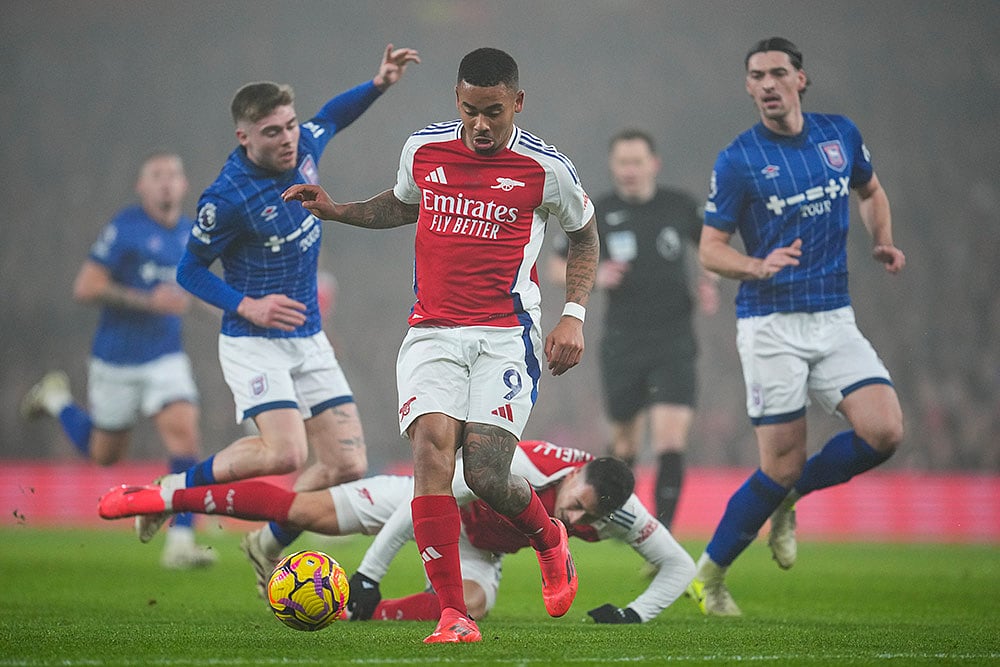 English Premier League 2024-25: Ipswich Town vs Arsenal