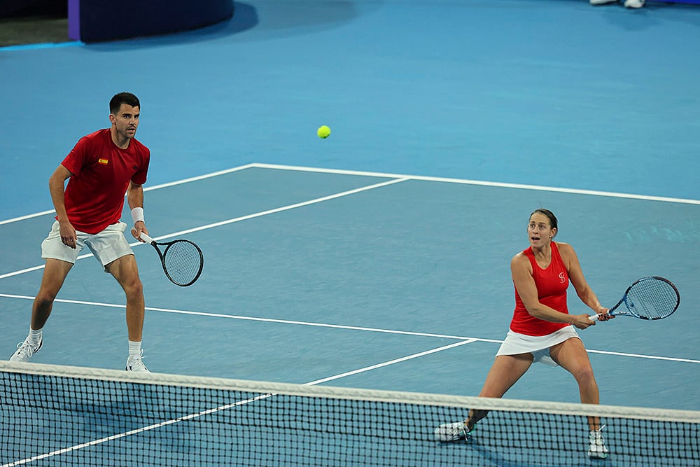 Australia Tennis United Cup 2024-25 Greece vs Spain: Sergio Martos Gornes & Yvonne Cavalle-Reimers