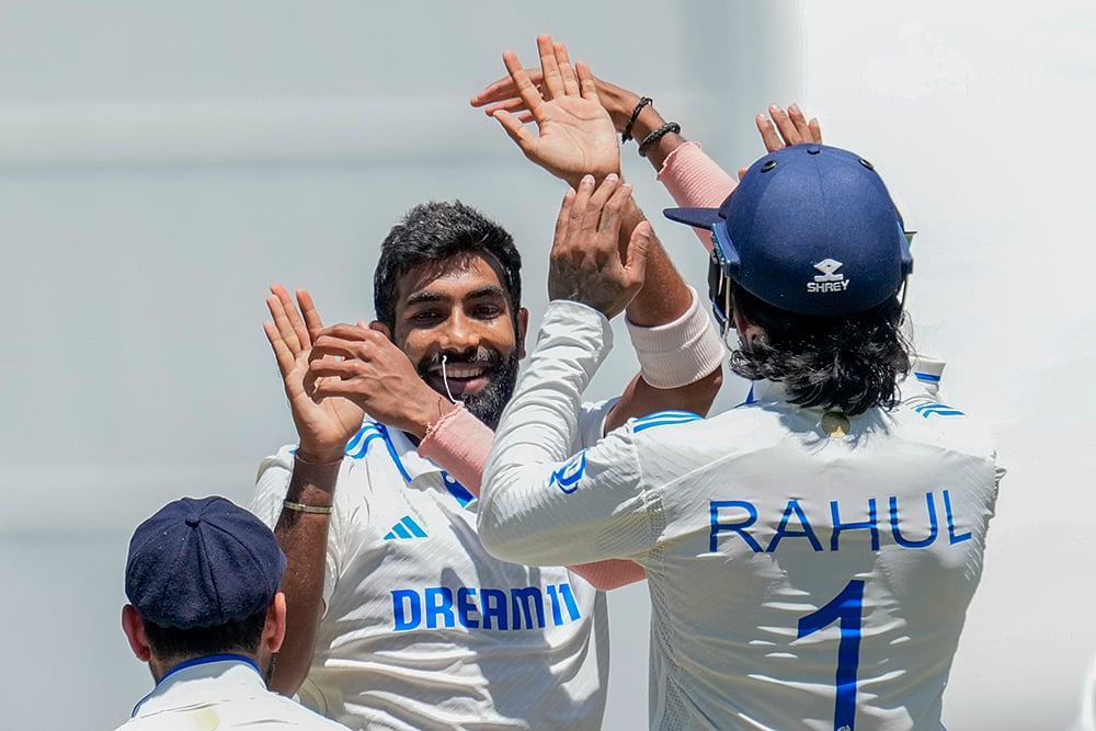 BGT series at Melbourne Cricket Ground Aus Vs Ind Boxing Day 4th Test Day 4 Pics: Jasprit Bumrah 