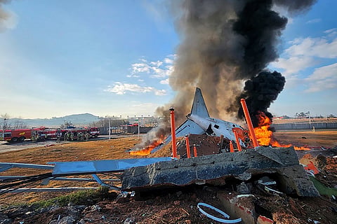 South Korea Plane Fire
