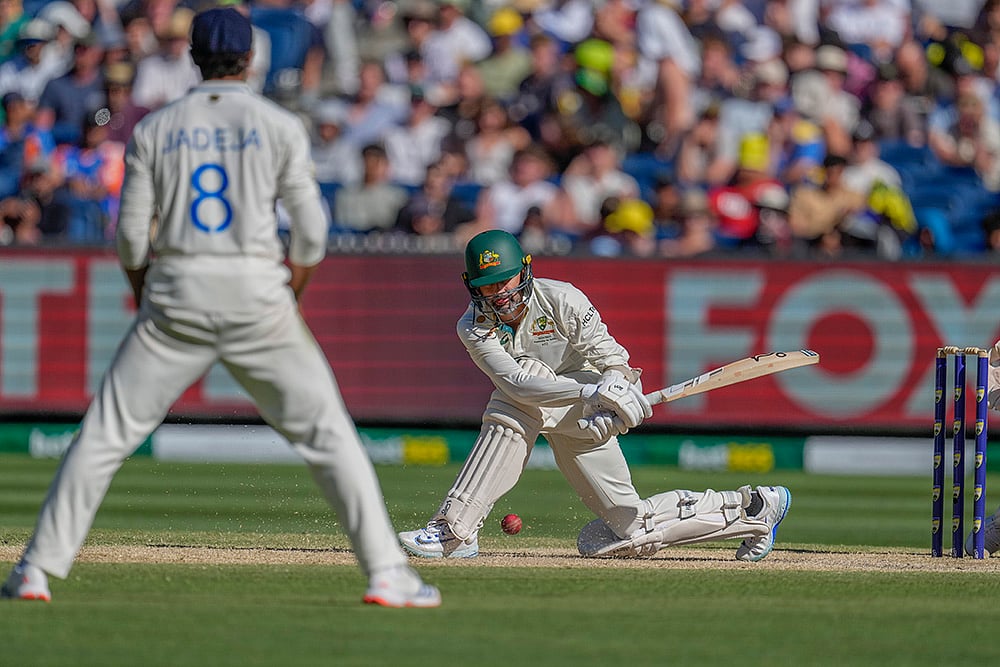 BGT series at Melbourne Cricket Ground MCG Aus Vs Ind Boxing Day 4th Test Day 4 Pics: Nathan Lyon