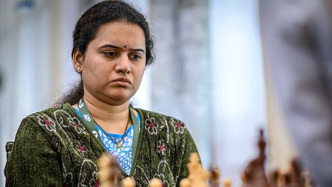 Koneru Humpy at the FIDE World Rapid Championship. - X/FIDE