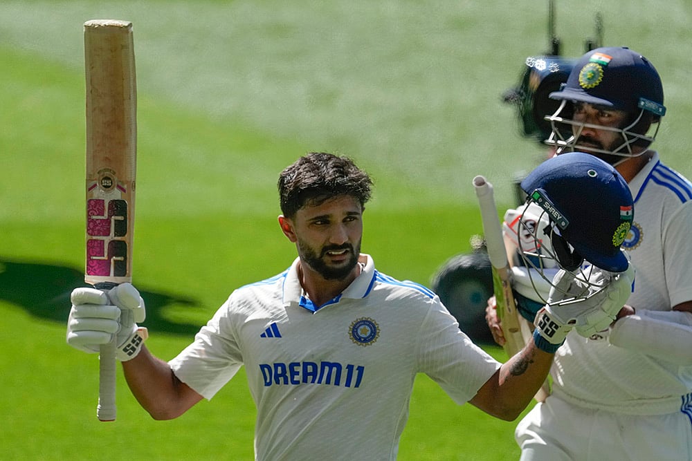BGT series at Melbourne Cricket Ground Aus Vs Ind Boxing Day 4th Test Day 4 Pics: Nitish Kumar Reddy