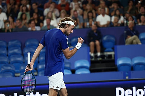 United Cup 2024-25: Stefanos Tsitsipas of Greece 