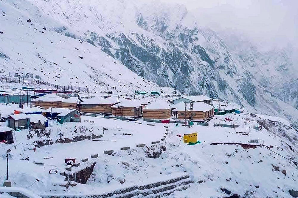 Snowfall in Himalayan region Weather: Snowfall in Kedarnath