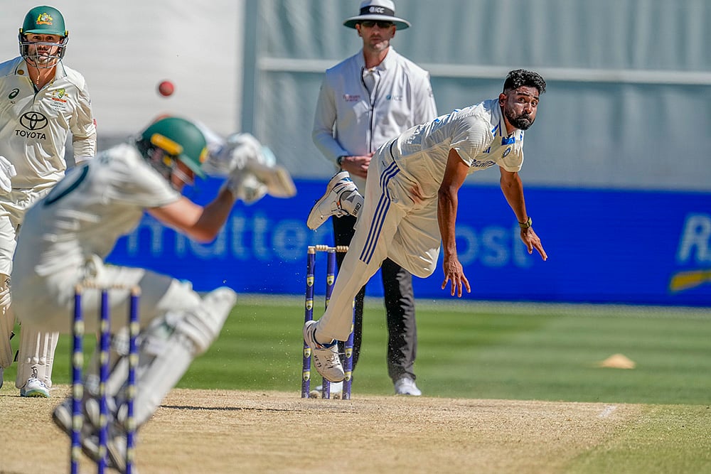 BGT series at Melbourne Cricket Ground MCG Aus Vs Ind Boxing Day 4th Test Day 4 Pics: Mohammed Siraj