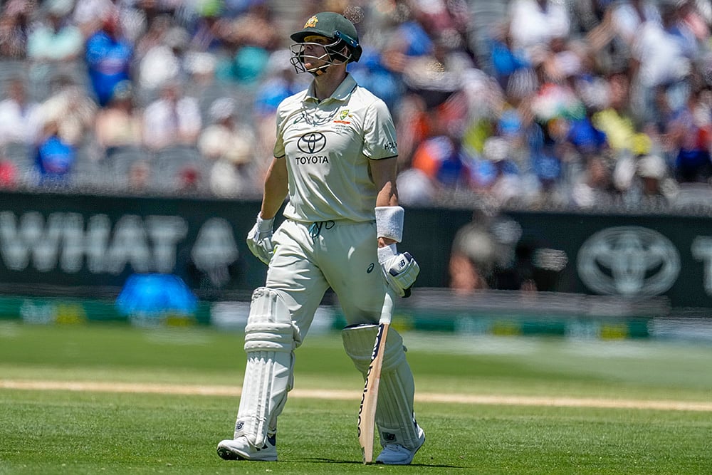 BGT series at Melbourne Cricket Ground MCG Aus Vs Ind Boxing Day 4th Test Day 4 Pics: Steve Smith 