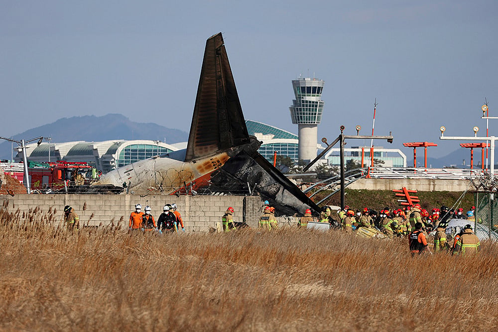 South Korea air accident Jeju Air jet crash photos: 3