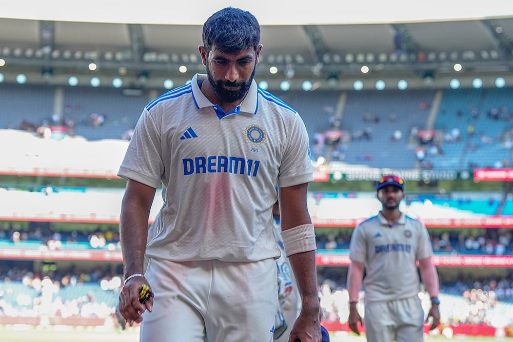 BGT series at Melbourne Cricket Ground MCG Aus Vs Ind Boxing Day 4th Test Day 4 Pics: Jasprit Bumrah