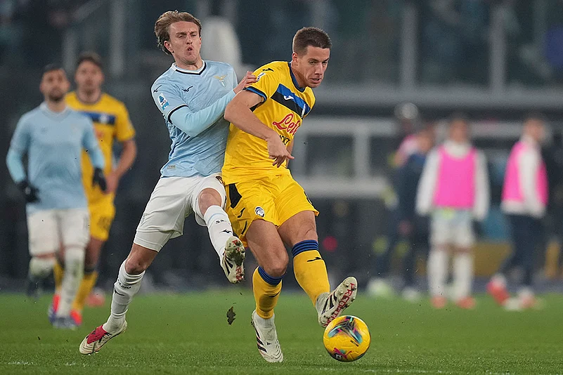 Italian Serie A soccer Lazio Vs Atalanta football match pics: Nicolo Rovella