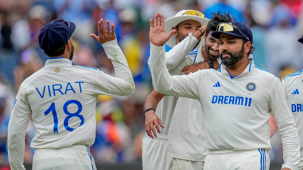 Rohit Sharma and Virat Kohli. - AP