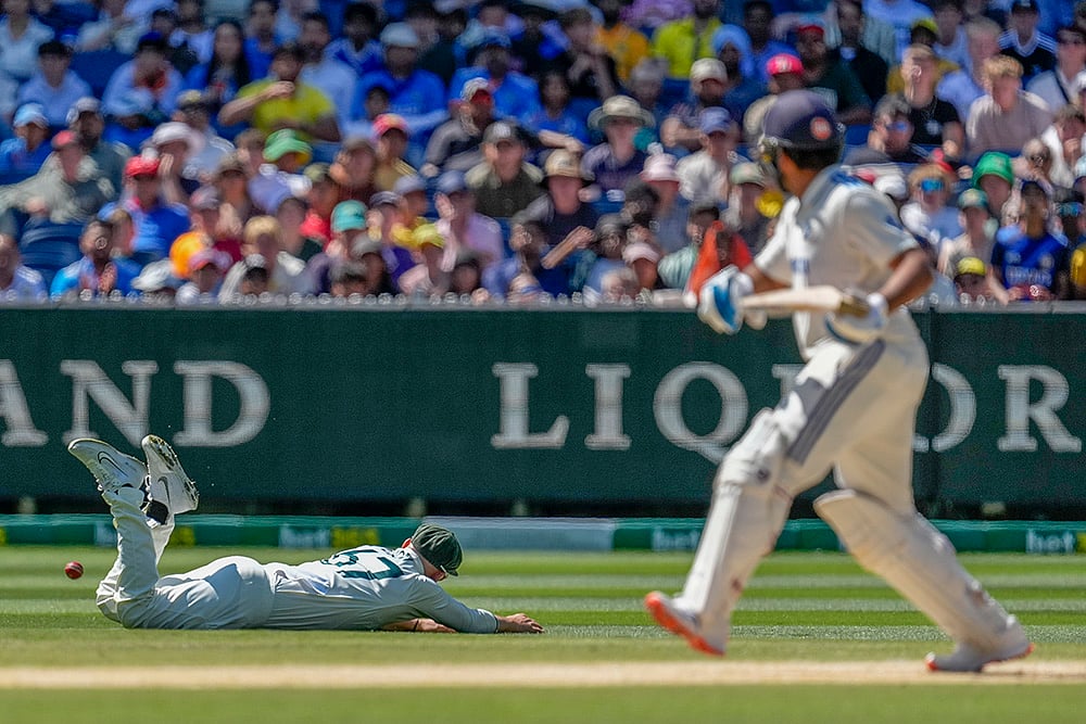 BGT series at Melbourne Cricket Ground MCG IND Vs AUS Boxing Day 4th Test Day 5 Pics: Nathan Lyon