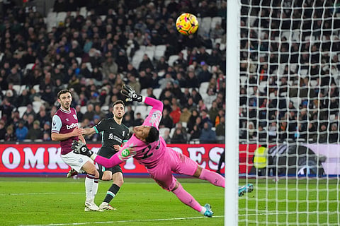 EPL 2024-25: Liverpool's Diogo Jota scores his side's fifth goal