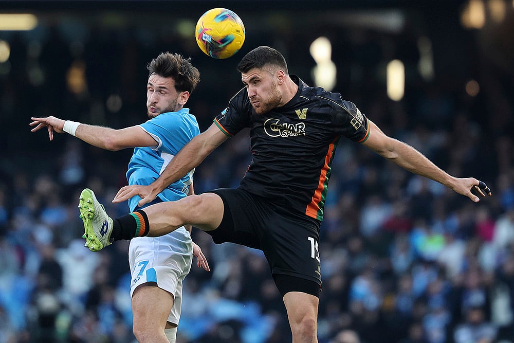 Italy Soccer Serie A Napoli vs Venezia football pics: Giorgio Altare