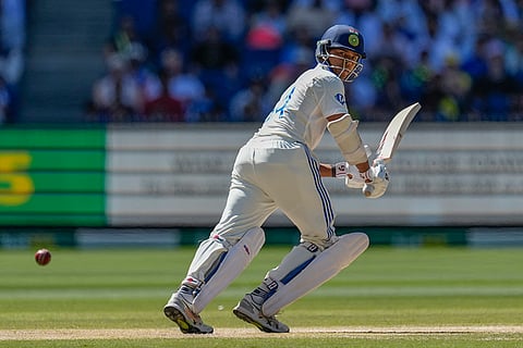 India Vs Australia, 4th Test Day 5: India's Yashasvi Jaiswal bats during play